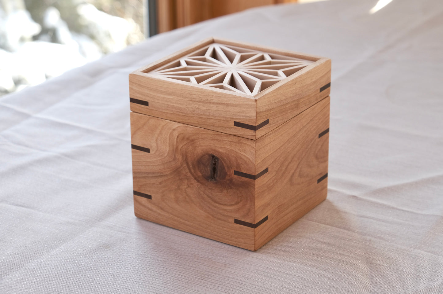 Boîte à thé avec kumiko #18