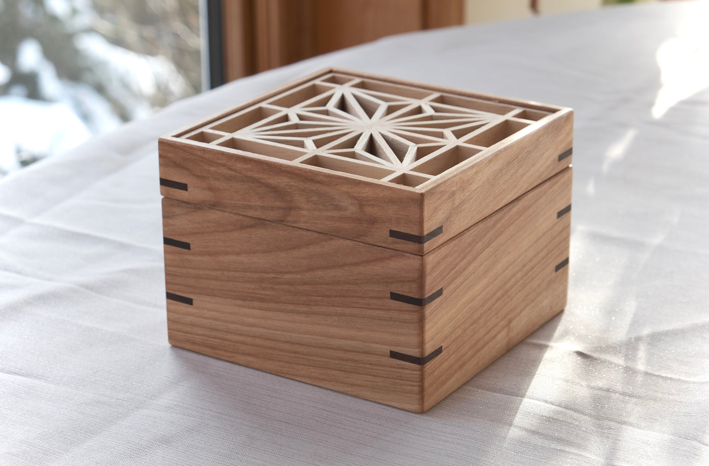 Boîte à thé avec kumiko #4