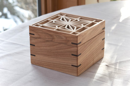 Boîte à thé avec kumiko #4