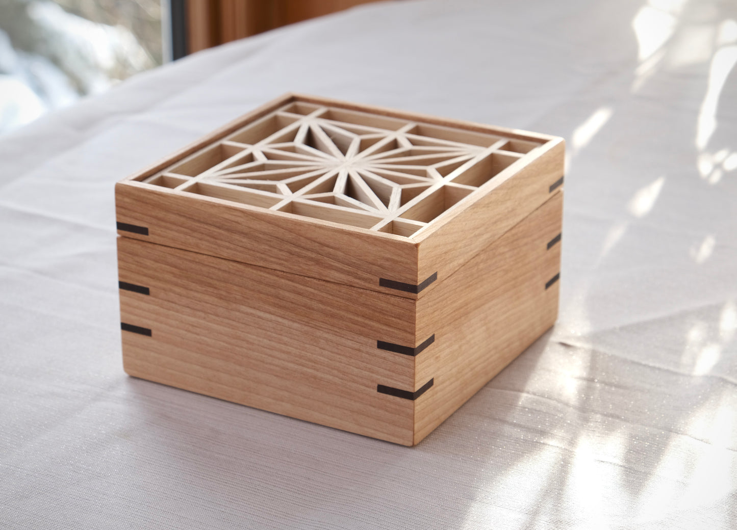 Boîte à thé avec kumiko #7