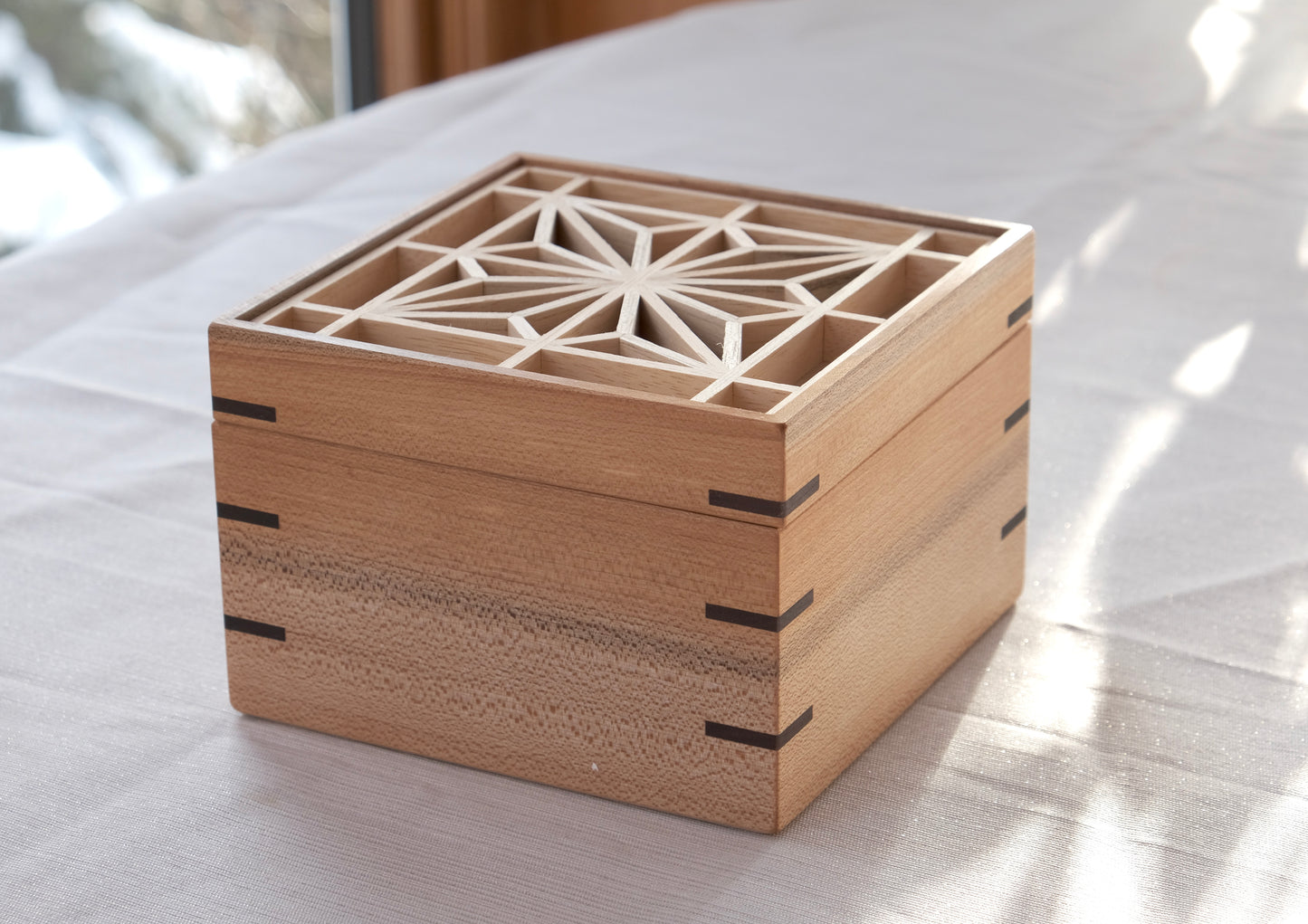 Boîte à thé avec kumiko #8