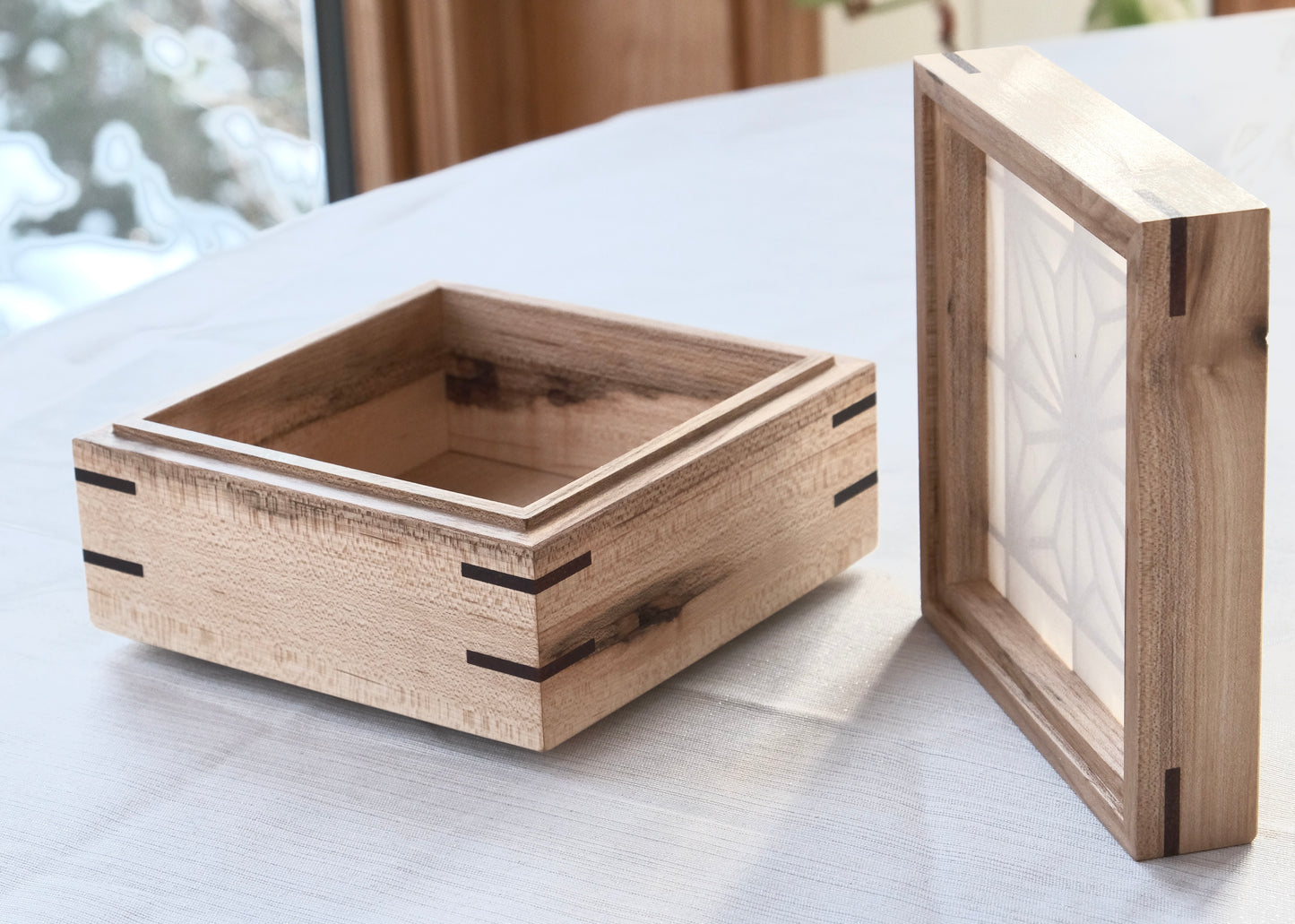 Boîte à thé avec kumiko #1