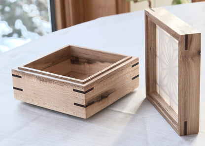 Boîte à thé avec kumiko #1